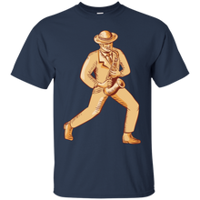 Load image into Gallery viewer, Jazz Player Playing Saxophone Etching T-Shirt