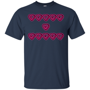 Extra @ Heart T-Shirt - teeshirtperfect.com