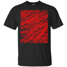 Load image into Gallery viewer, Red abstract art string T-Shirt T-Shirt