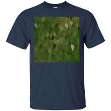 Load image into Gallery viewer, Jungle Green Abstract Low Polygon Background T-Shirt