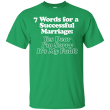 Load image into Gallery viewer, 7 Words for a Successful Marriage T-Shirt