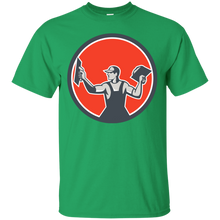 Load image into Gallery viewer, Plasterer Masonry Trowel Circle Retro T-Shirt