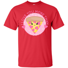 Load image into Gallery viewer, Kawaii I love you more than Pizza T-Shirt