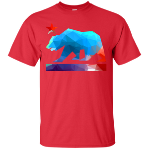 California State Bear (fractal colors) T-Shirt