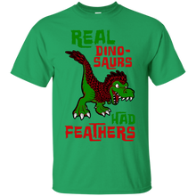 Load image into Gallery viewer, Real dinosaurs had feathers T-Shirt