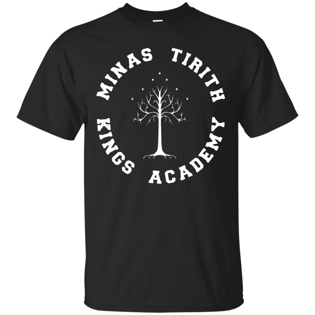 Minas Tirith Academy white T-Shirt - teeshirtperfect.com