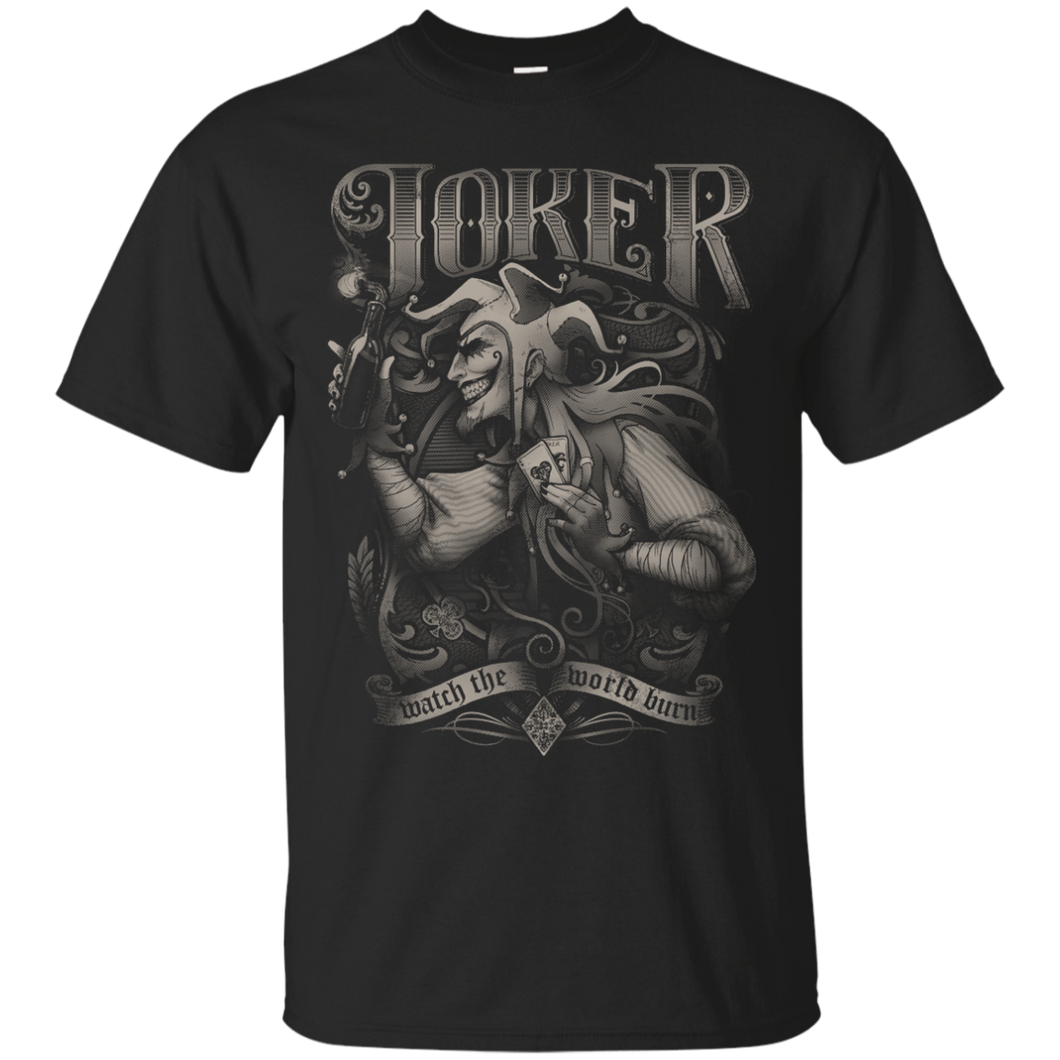 Joker - Watch the world burn T-Shirt - teeshirtperfect.com
