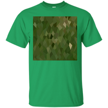 Load image into Gallery viewer, Jungle Green Abstract Low Polygon Background T-Shirt