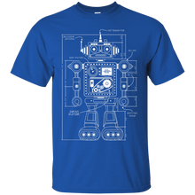 Load image into Gallery viewer, Vintage Robot Architect 2 T-Shirt - teecen.com