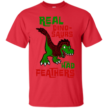 Load image into Gallery viewer, Real dinosaurs had feathers T-Shirt