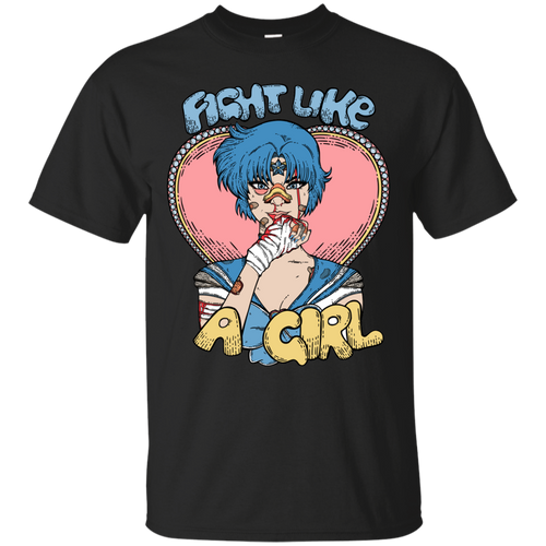 FIGHT LIKE A SAILOR (Sailor Mercury) T-Shirt - teeshirtperfect.com