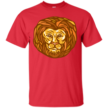 Load image into Gallery viewer, Lion Head Woodcut Linocut T-Shirt