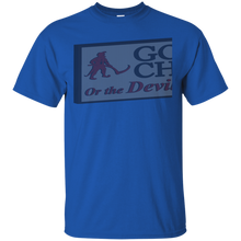 Load image into Gallery viewer, Go to church or the devil will get you. T-Shirt - teeshirtperfect.com