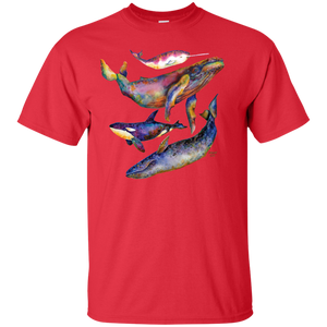 Four Whale Quartet - A Quartet of Whales T-Shirt - teeshirtperfect.com