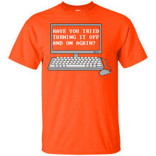 Load image into Gallery viewer, THE IT CROWD - Have You Tried Turning It Off And On Again? T-Shirt - teeshirtperfect.com