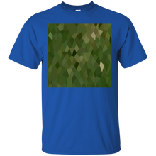 Load image into Gallery viewer, Jungle Green Abstract Low Polygon Background T-Shirt