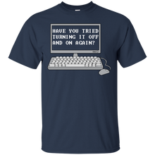 Load image into Gallery viewer, THE IT CROWD - Have You Tried Turning It Off And On Again? T-Shirt - teeshirtperfect.com