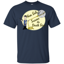 Load image into Gallery viewer, Han Solo Lassos the Death Star T-Shirt - teeshirtperfect.com