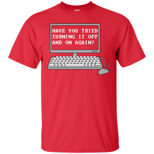 Load image into Gallery viewer, THE IT CROWD - Have You Tried Turning It Off And On Again? T-Shirt - teeshirtperfect.com