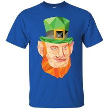 Load image into Gallery viewer, Leprechaun Head Low Polygon T-Shirt