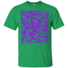 Load image into Gallery viewer, Purple abstract art string T-Shirt T-Shirt