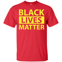 Load image into Gallery viewer, BLACK LIVES MATTER YELLOW SHIRT T-Shirt - teecen.com