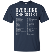 Load image into Gallery viewer, Overlord Checklist (Dark) T-Shirt