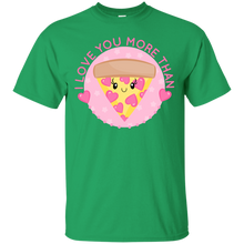 Load image into Gallery viewer, Kawaii I love you more than Pizza T-Shirt
