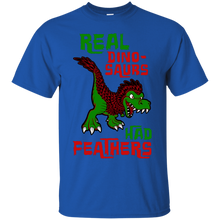 Load image into Gallery viewer, Real dinosaurs had feathers T-Shirt