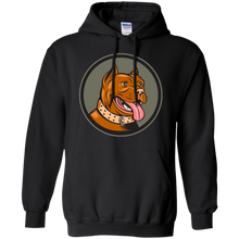Load image into Gallery viewer, Pitbull Dog Mongrel Head Circle Woodcut T-Shirt