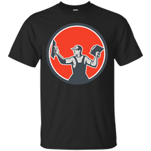 Load image into Gallery viewer, Plasterer Masonry Trowel Circle Retro T-Shirt