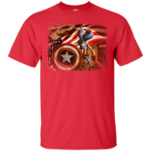 Fuzzy and Red, White, and Blue T-Shirt