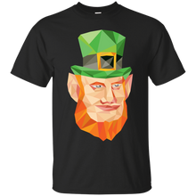 Load image into Gallery viewer, Leprechaun Head Low Polygon T-Shirt