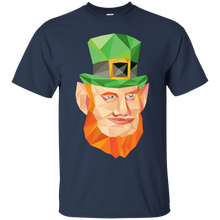 Load image into Gallery viewer, Leprechaun Head Low Polygon T-Shirt