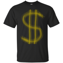 Load image into Gallery viewer, Gold dollar sign money cash design T-shirt T-Shirt