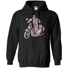 Load image into Gallery viewer, Messenger Riding Scooter Woodcut T-Shirt