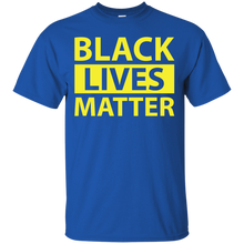 Load image into Gallery viewer, BLACK LIVES MATTER YELLOW SHIRT T-Shirt - teecen.com