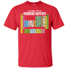 Load image into Gallery viewer, The Periodic Table of Horror Movies T-Shirt