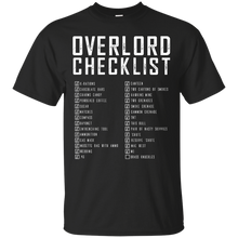 Load image into Gallery viewer, Overlord Checklist (Dark) T-Shirt