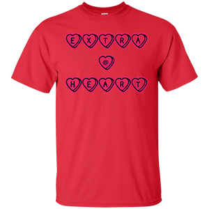 Extra @ Heart T-Shirt - teeshirtperfect.com