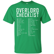 Load image into Gallery viewer, Overlord Checklist (Dark) T-Shirt