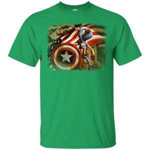 Fuzzy and Red, White, and Blue T-Shirt