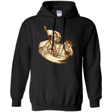 Load image into Gallery viewer, Knight On Horse Holding Flag Drawing T-Shirt