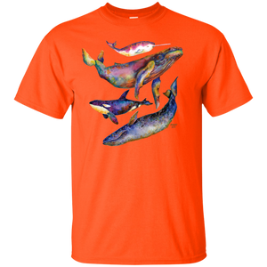 Four Whale Quartet - A Quartet of Whales T-Shirt - teeshirtperfect.com