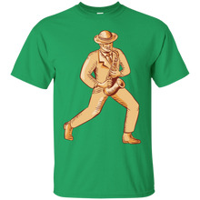 Load image into Gallery viewer, Jazz Player Playing Saxophone Etching T-Shirt