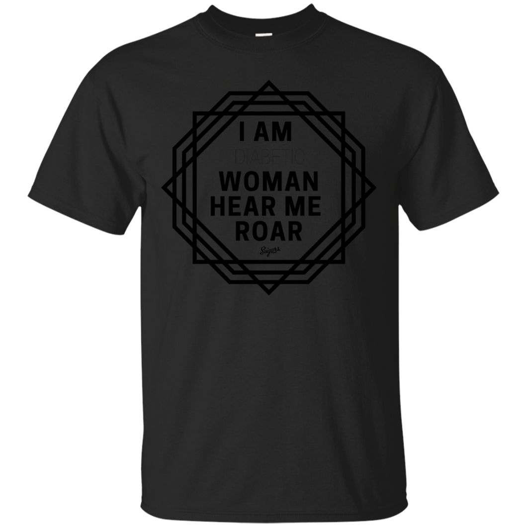 I Am Diabetic Woman Hear Me Roar T-Shirt