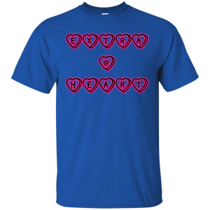 Extra @ Heart T-Shirt - teeshirtperfect.com