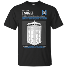 Load image into Gallery viewer, Tardis Service and Repair Manual T-Shirt - teeshirtperfect.com