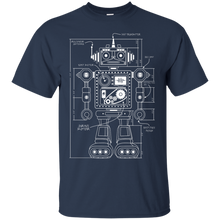 Load image into Gallery viewer, Vintage Robot Architect 2 T-Shirt - teecen.com