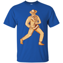 Load image into Gallery viewer, Jazz Player Playing Saxophone Etching T-Shirt